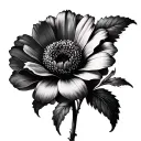 Birth Flower tattoo design idea