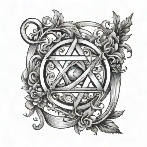 veritas in an infinity symbol tattoo design idea