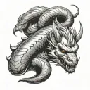 the snake tattoo of liquid snake in metal gear solid tattoo design idea