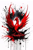 Phoenix tattoo design idea