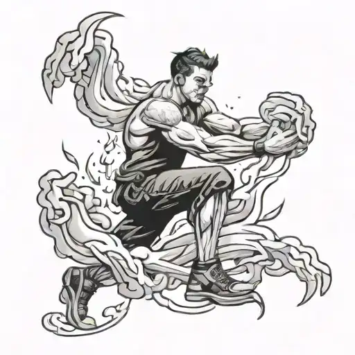 Adversity causes some men to break; others to break records. tattoo design idea