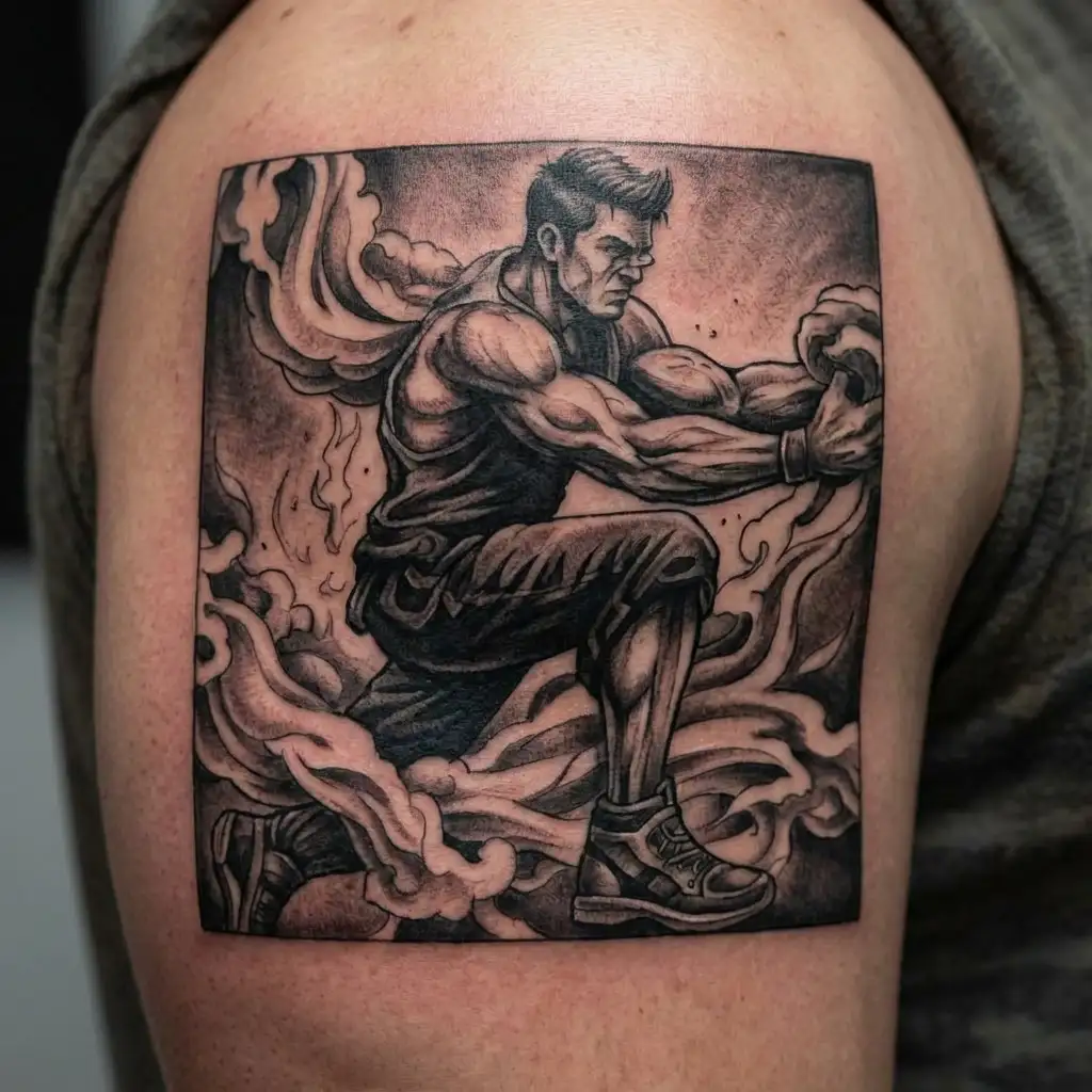 Adversity causes some men to break; others to break records. tattoo design idea