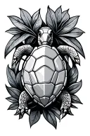 Vanuatu turtle tattoo design idea