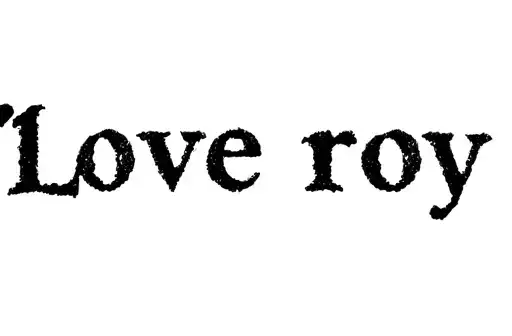 "Love roy" tattoo design idea