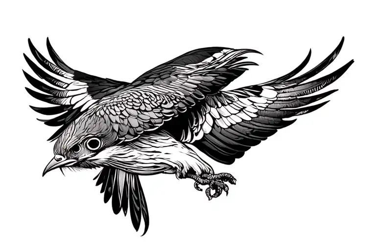 Kestrel tattoo design idea