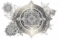 Sri Yantra Mandala tattoo design idea