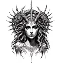 Hecate Goddess tattoo design idea