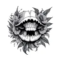 Genital tattoo design idea