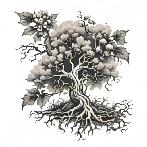 Poison Tree tattoo design idea