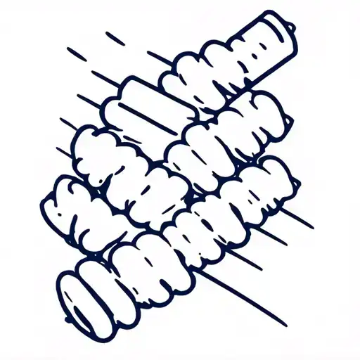 a kebab with roller quad tattoo of 2 navy tattoo design idea