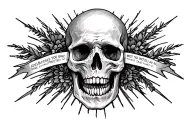 God blesses who YOU are, NOT who you PRETEND to be.Make death proud to take us. tattoo design idea
