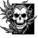 Love Evil tattoo design idea