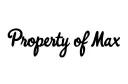 "Property of Max" "Property of Max" tattoo design idea
