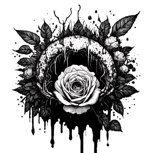 Forsake the Ground and let IT bury me tattoo design idea