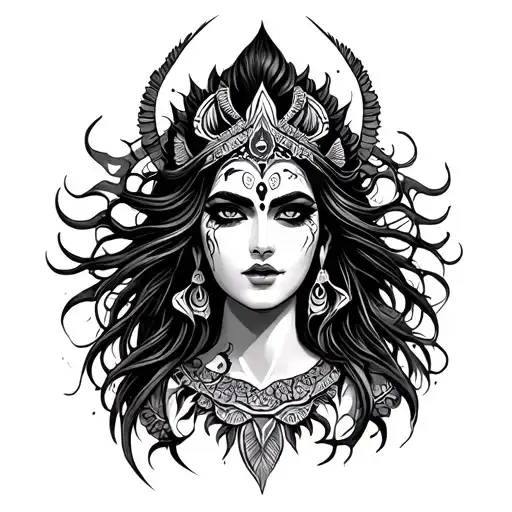 Kali tattoo design idea