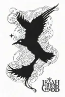 Isaiah 6:8 written tattoo design idea