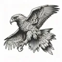 Wedge Tailed Eagle tattoo design idea