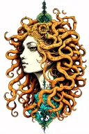 Medusa tattoo design idea