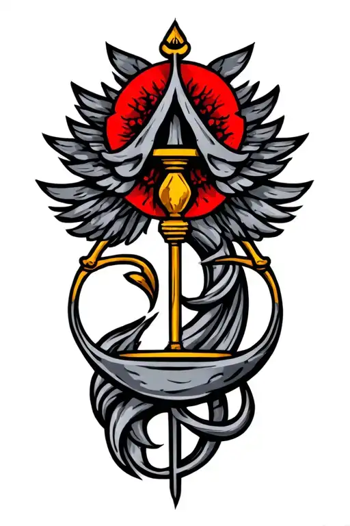 Libra symbol neck tattoo tattoo design idea
