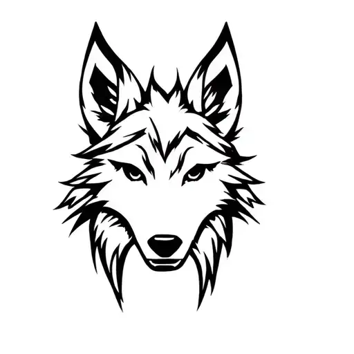 Princess Mononoke mask tattoo design idea