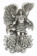 St Michael tattoo design idea