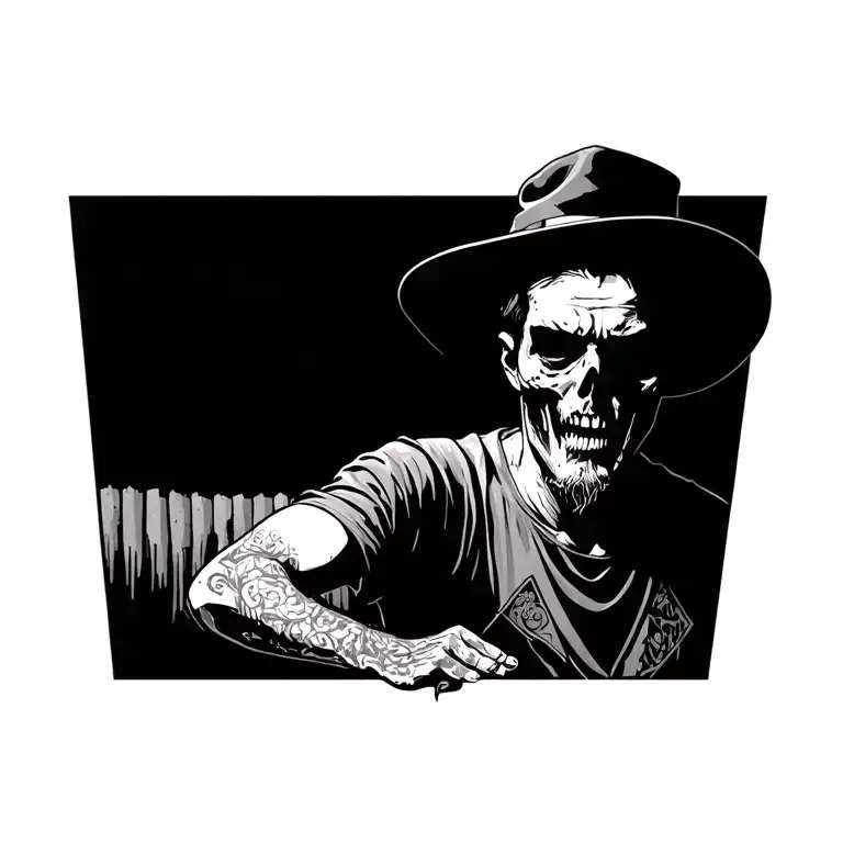 Dead Man Walking tattoo design idea