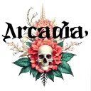 "Arcadia" Spinal tattoo: Detailed tattoo design idea