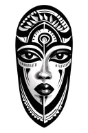 African tribal patterns tattoo design idea