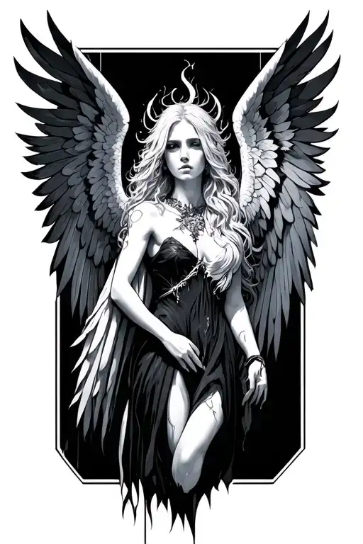 seraph tattoo design idea