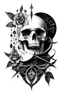 hermetic principles tattoo design idea
