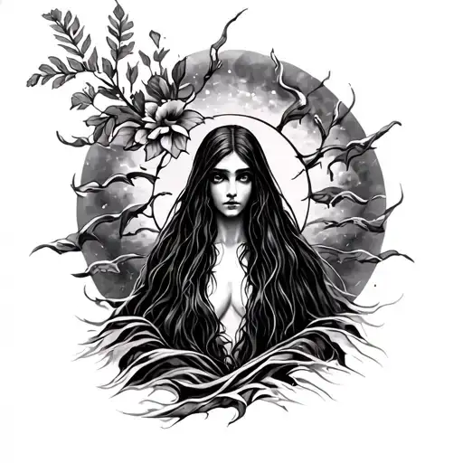 The Llorona tattoo design idea