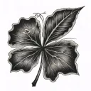 06/01/2005 in roman numerals with a 5 leaf clover  tattoo design idea