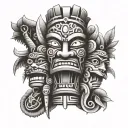 Totem Pole tattoo design idea