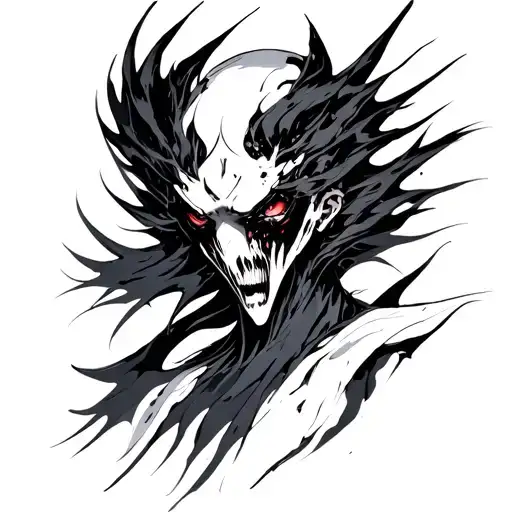 characteristics: anguish, anger, sadness, despair about neosis evangelion tattoo design idea