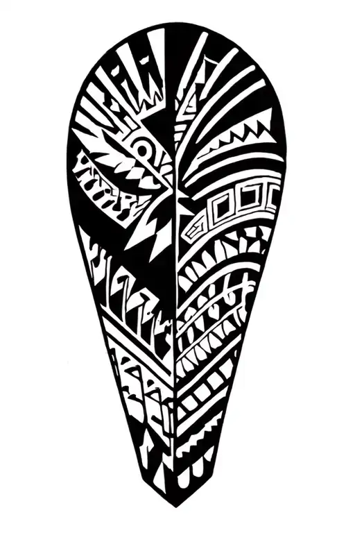 aztec tribal tattoo, full leg sleeve, warrior,  tattoo design idea