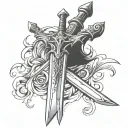 Claymore Sword tattoo design idea