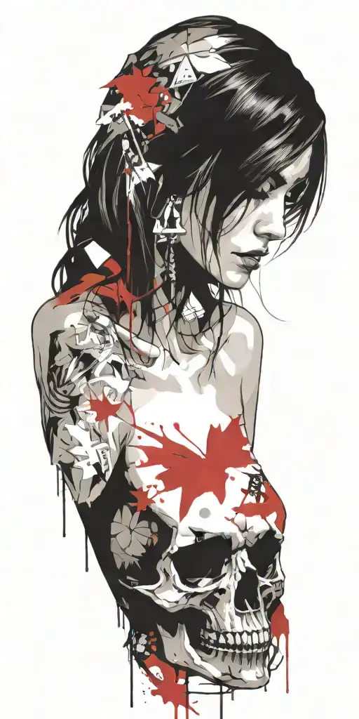 comic book tattoo design idea