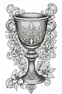 chalice tattoo design idea