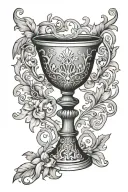 chalice tattoo design idea