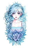 Forever young  tattoo design idea