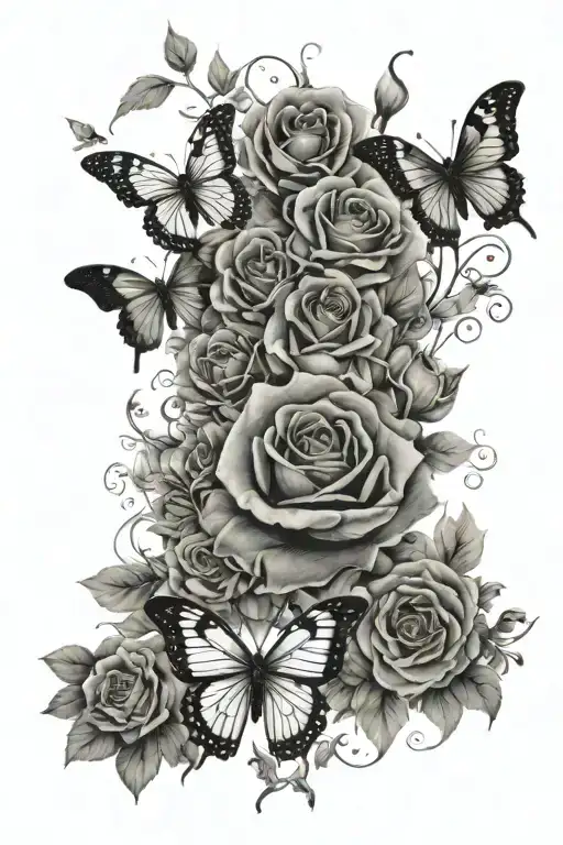 make my tattoo sleeve for me it’ll include  - butterflies  - flowers - poison tree - jeremiah 29:11 full verse (on a scr tattoo design idea