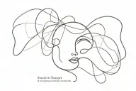 simple tattoo that represents the Maggie Roger's lyrics "there's a symphony going on inside my head" tattoo design idea