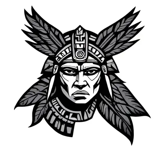 Aztec tattoo design idea