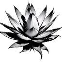 agave withstanding problems tattoo design idea
