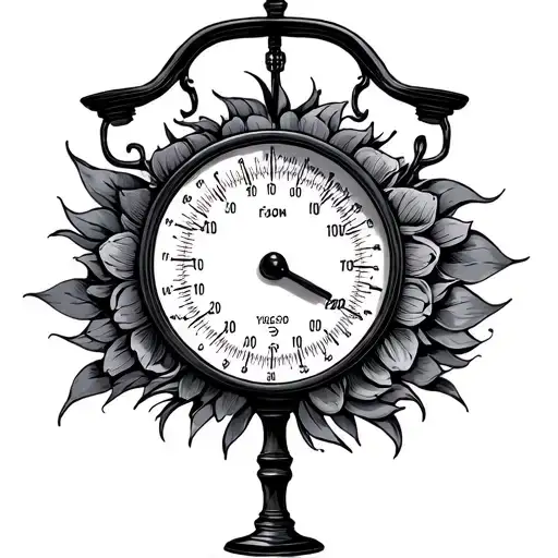 Weight Scale tattoo design idea