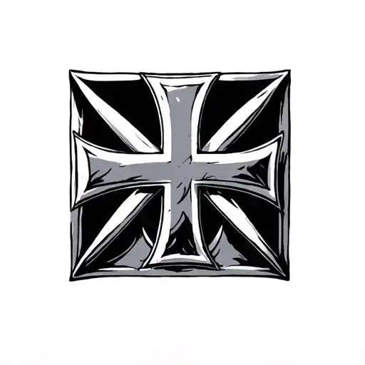 maltese cross tattoo tattoo design idea