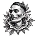 Andrew Tate tattoo design idea