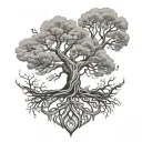 yggdrasil tree tattoo design idea
