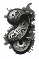 semi colon tattoo design idea