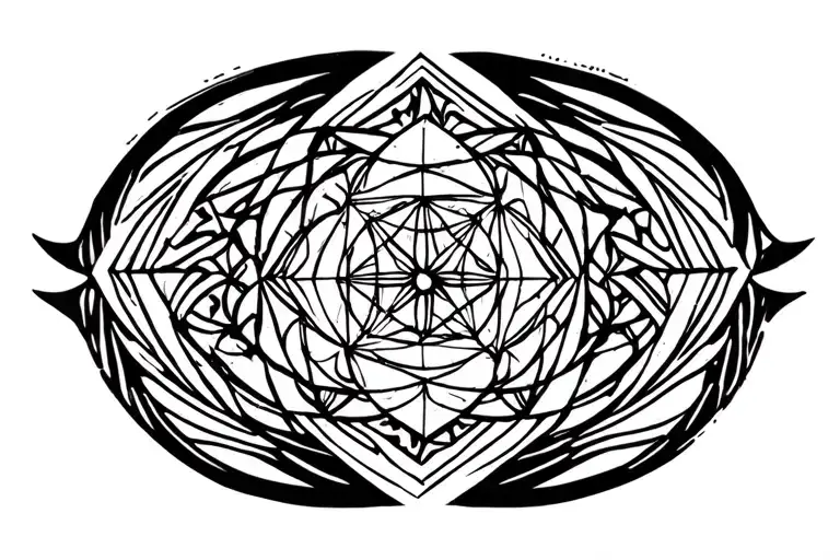 Strength enlightenment sacred tattoo design idea